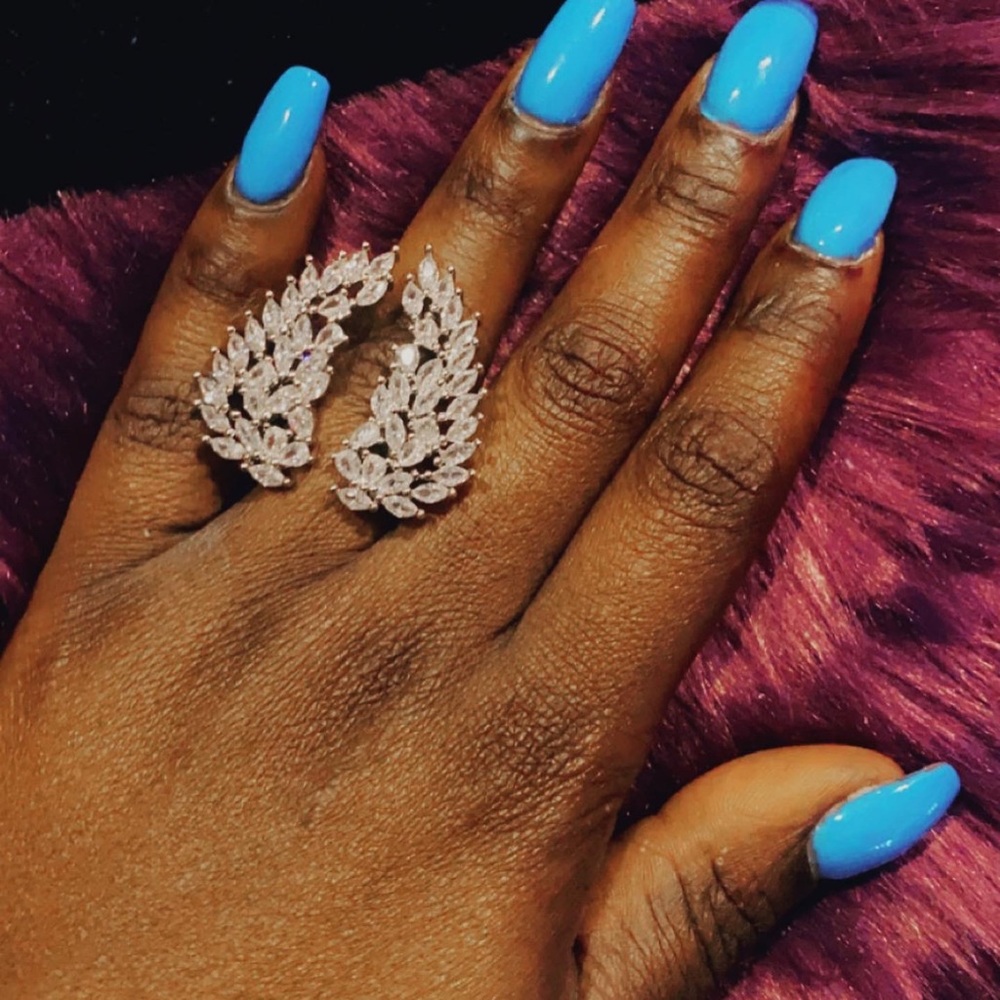 New! Wings Statement Ring